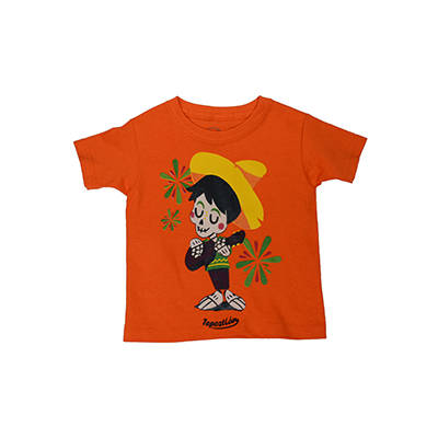 Playera Langer Guitarra Bebé Naranja